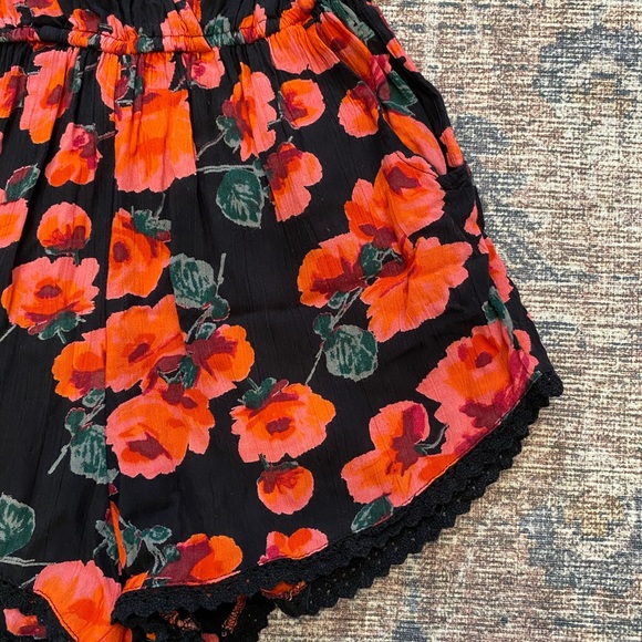 BILLABONG RED FLORAL ROMPER - Picture 3 of 4